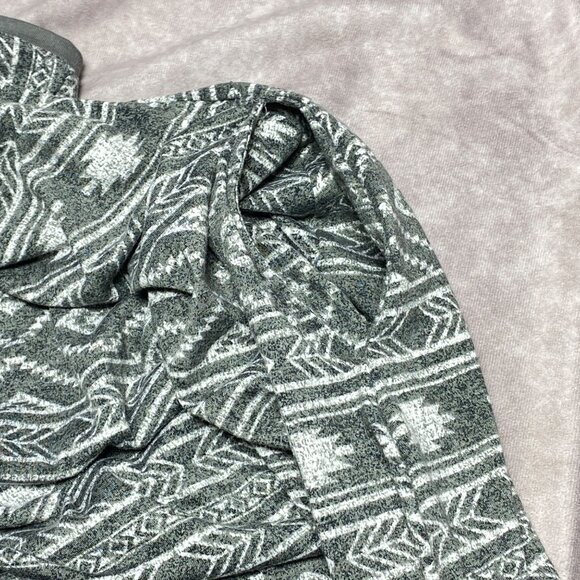 Lularoe Womens 3XL Emily Dress Aztec Print V-Neck Long Sleeve - Picture 10 of 11